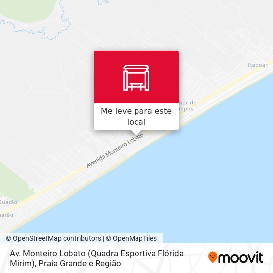 Av. Monteiro Lobato (Quadra Esportiva Flórida Mirim) mapa