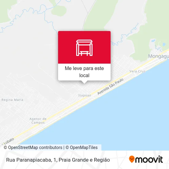 Rua Paranapiacaba, 1 mapa