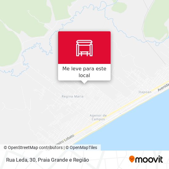 Rua Leda, 30 mapa