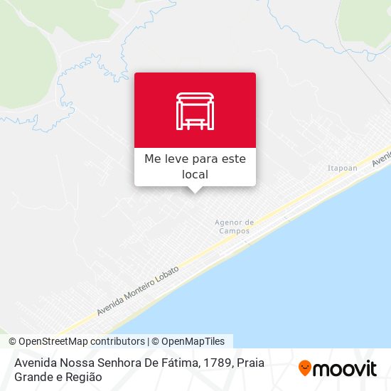 Avenida Nossa Senhora De Fátima, 1789 mapa