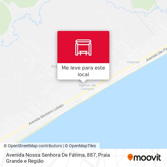 Avenida Nossa Senhora De Fátima, 887 mapa