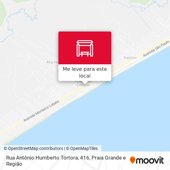 Rua Antônio Humberto Tórtora, 416 mapa