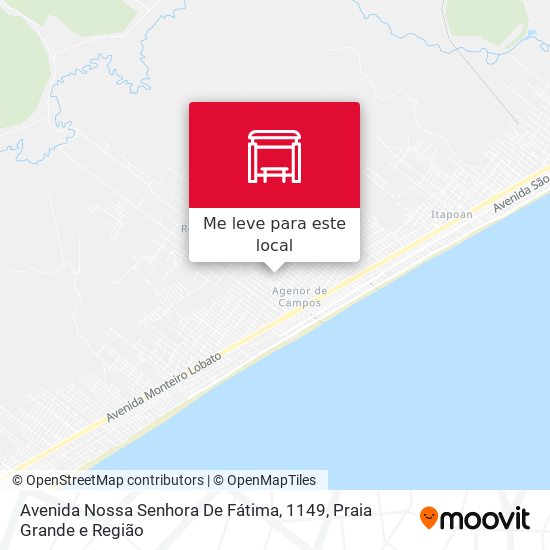 Avenida Nossa Senhora De Fátima, 1149 mapa