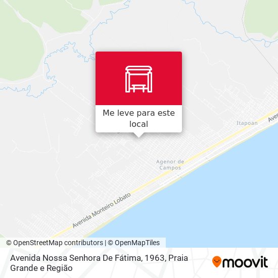 Avenida Nossa Senhora De Fátima, 1963 mapa