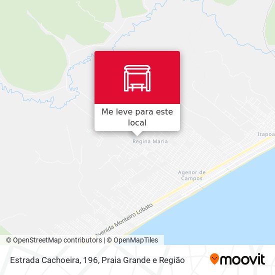 Estrada Cachoeira, 196 mapa