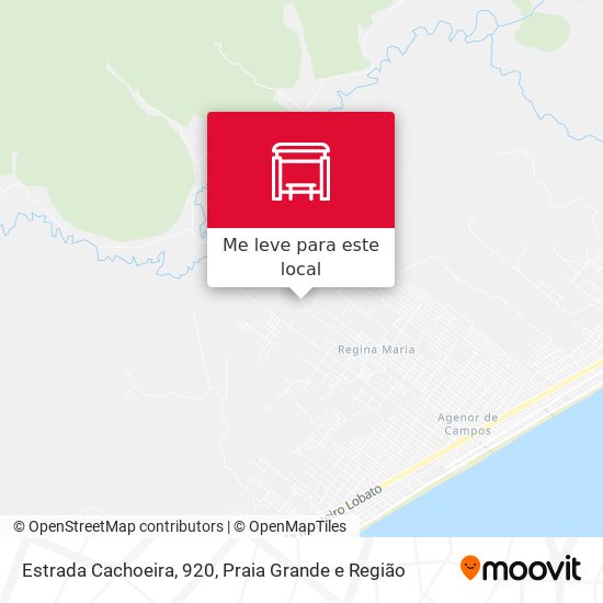Estrada Cachoeira, 920 mapa