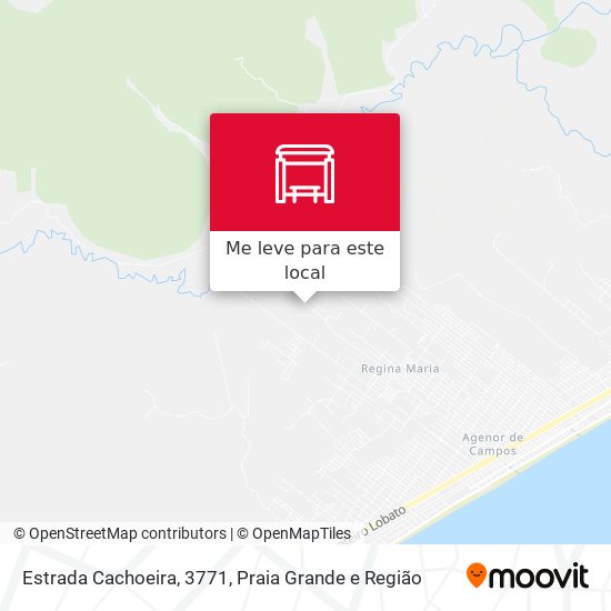 Estrada Cachoeira, 3771 mapa