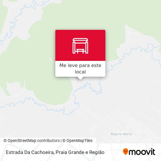 Estrada Da Cachoeira mapa