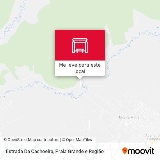 Estrada Da Cachoeira mapa