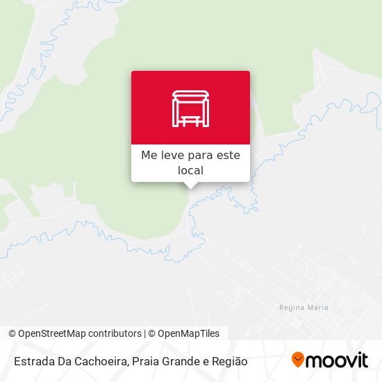 Estrada Da Cachoeira mapa