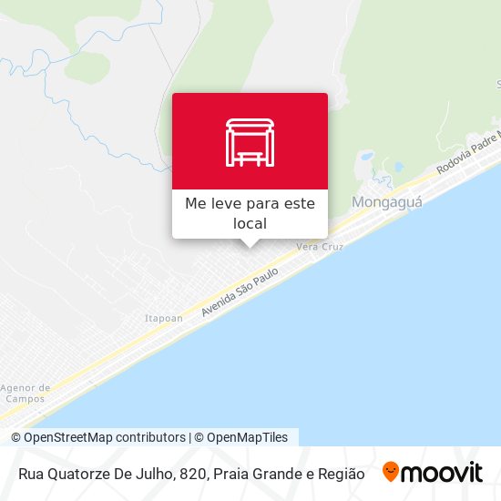 Rua Quatorze De Julho, 820 mapa