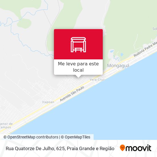 Rua Quatorze De Julho, 625 mapa