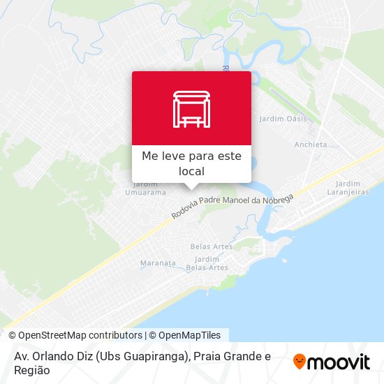 Av. Orlando Diz (Ubs Guapiranga) mapa