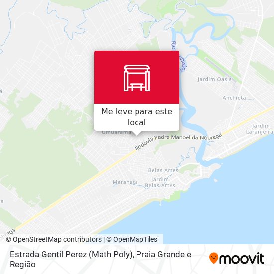 Estrada Gentil Perez (Math Poly) mapa