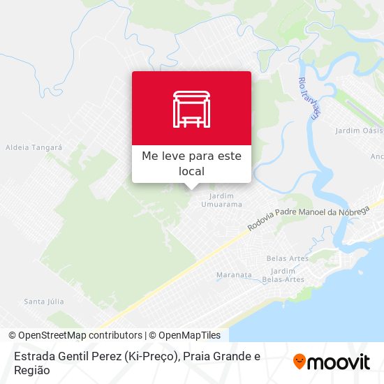 Estrada Gentil Perez (Ki-Preço) mapa