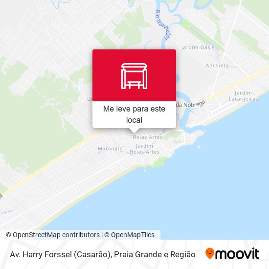 Av. Harry Forssel (Casarão) mapa
