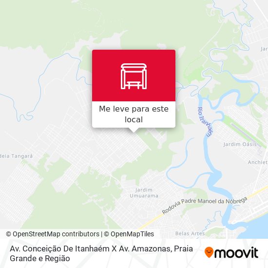 Av. Conceição De Itanhaém X Av. Amazonas mapa