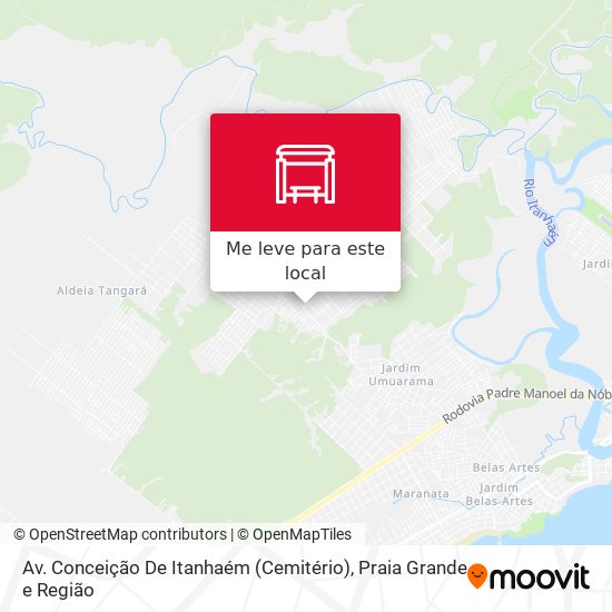 Av. Conceição De Itanhaém (Cemitério) mapa