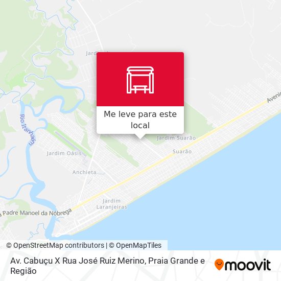 Av. Cabuçu X Rua José Ruiz Merino mapa