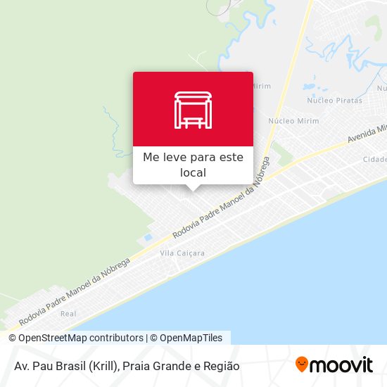 Av. Pau Brasil (Krill) mapa