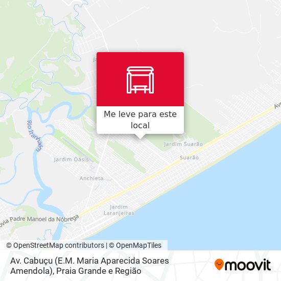 Av. Cabuçu (E.M. Maria Aparecida Soares Amendola) mapa