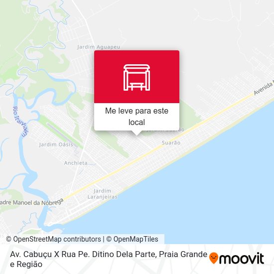 Av. Cabuçu X Rua Pe. Ditino Dela Parte mapa