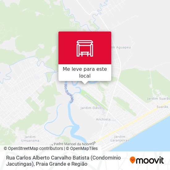 Rua Carlos Alberto Carvalho Batista (Condomínio Jacutingas) mapa