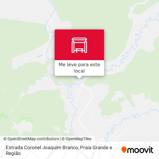 Estrada Coronel Joaquim Branco mapa