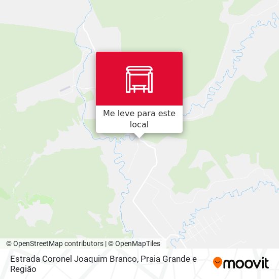 Estrada Coronel Joaquim Branco mapa