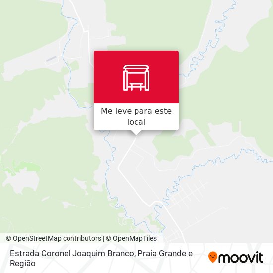 Estrada Coronel Joaquim Branco mapa