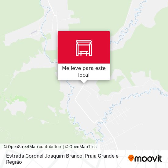 Estrada Coronel Joaquim Branco mapa