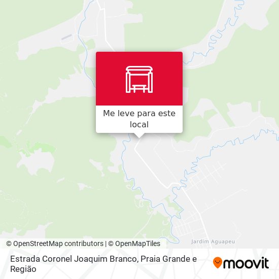 Estrada Coronel Joaquim Branco mapa