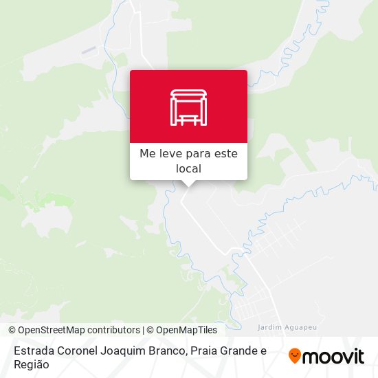 Estrada Coronel Joaquim Branco mapa