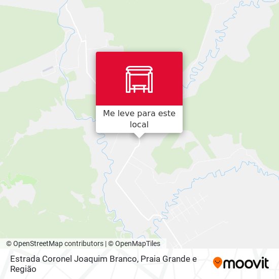 Estrada Coronel Joaquim Branco mapa