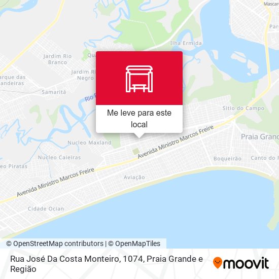 Rua José Da Costa Monteiro, 1074 mapa