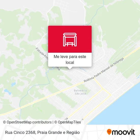 Rua Cinco 2368 mapa