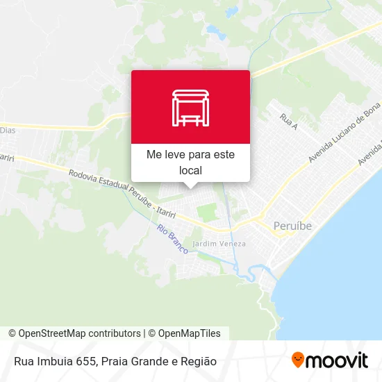 Rua Imbuia 655 mapa