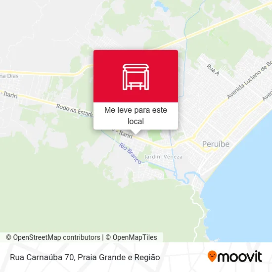 Rua Carnaúba 70 mapa