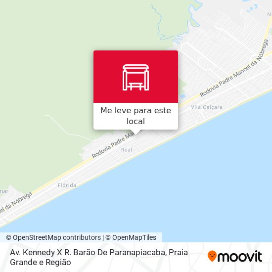 Av. Kennedy X R. Barão De Paranapiacaba mapa