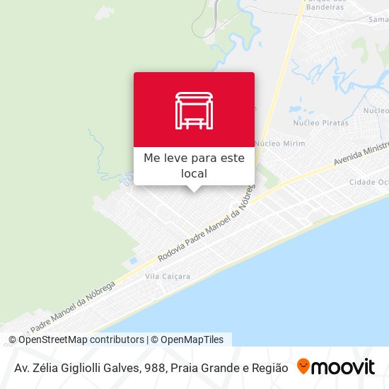 Av. Zélia Gigliolli Galves, 988 mapa