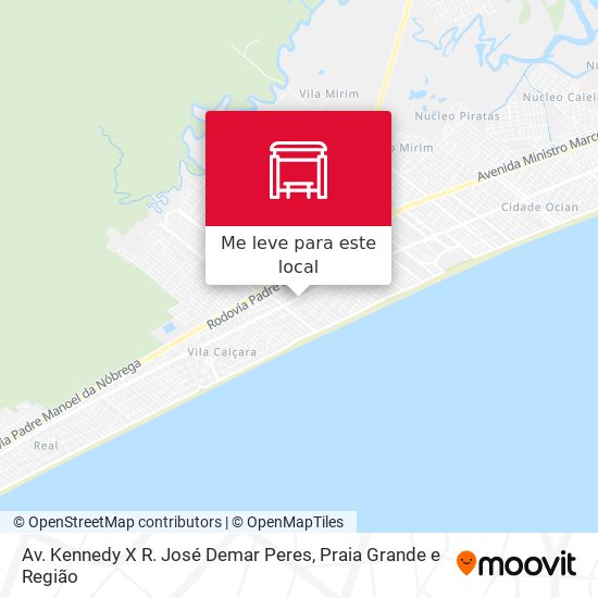 Av. Kennedy X R. José Demar Peres mapa