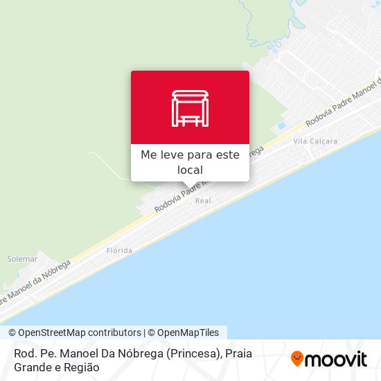 Rod. Pe. Manoel Da Nóbrega (Princesa) mapa