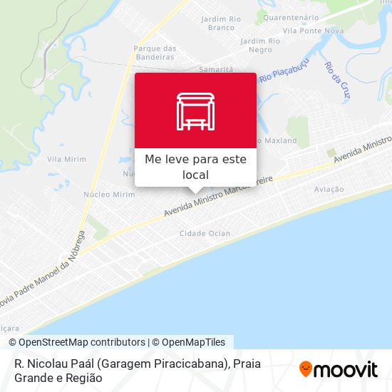 R. Nicolau Paál (Garagem Piracicabana) mapa