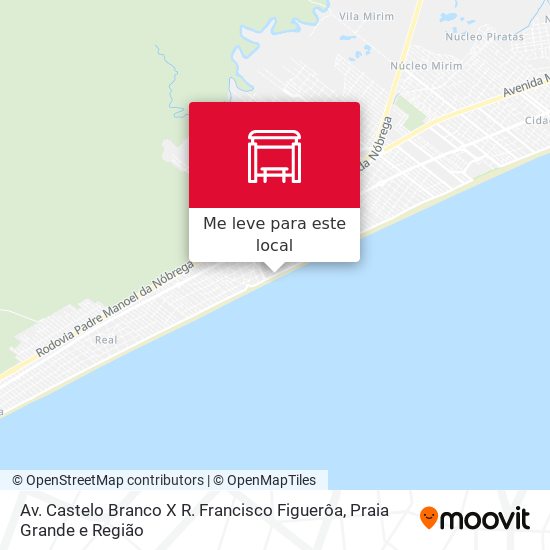 Av. Castelo Branco X R. Francisco Figuerôa mapa