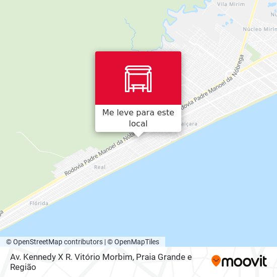 Av. Kennedy X R. Vitório Morbim mapa
