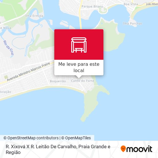 R. Xixová X R. Leitão De Carvalho mapa
