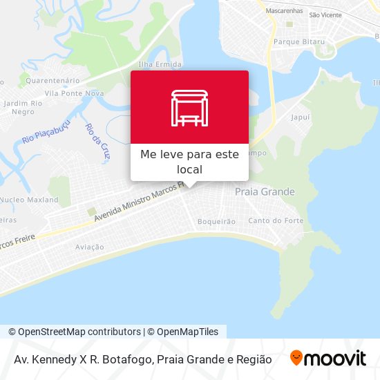 Av. Kennedy X R. Botafogo mapa