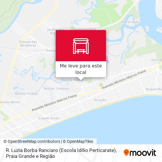 R. Luzia Borba Ranciaro (Escola Idílio Perticarate) mapa