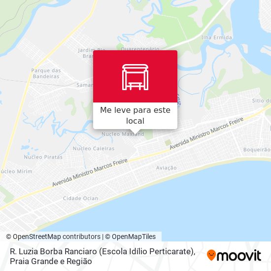 R. Luzia Borba Ranciaro (Escola Idílio Perticarate) mapa