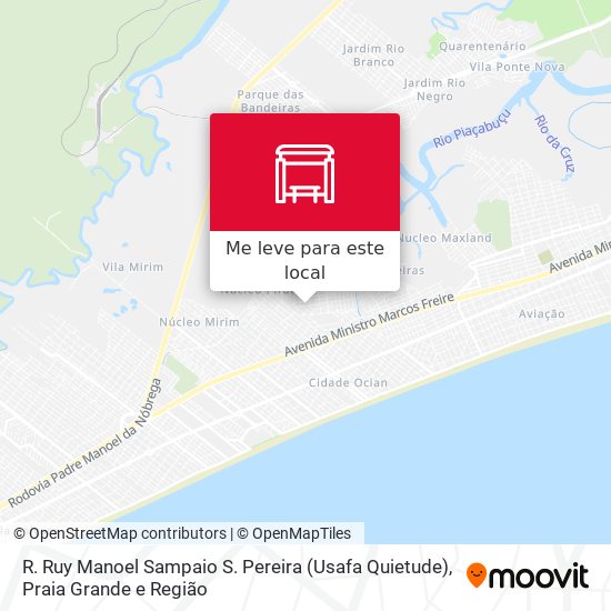 R. Ruy Manoel Sampaio S. Pereira (Usafa Quietude) mapa
